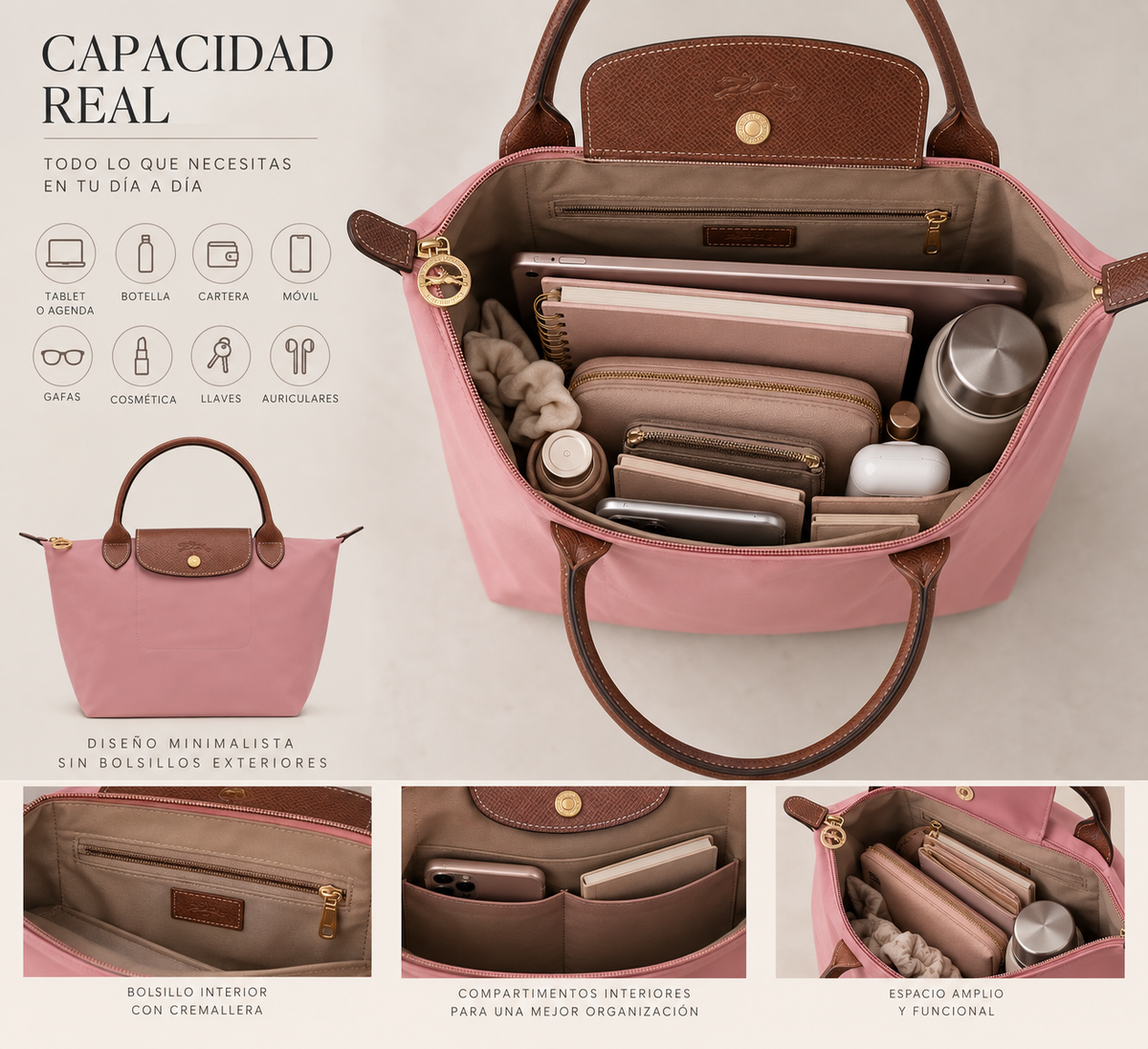 BOLSO BLOOM | ARMAND GREY