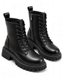 BROKLYN | BOTAS DE CUERO CON PELO
