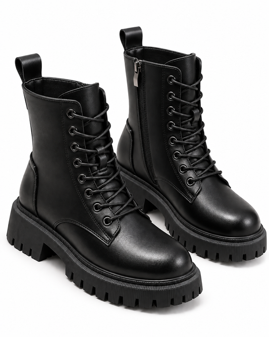 BROKLYN | BOTAS DE CUERO CON PELO