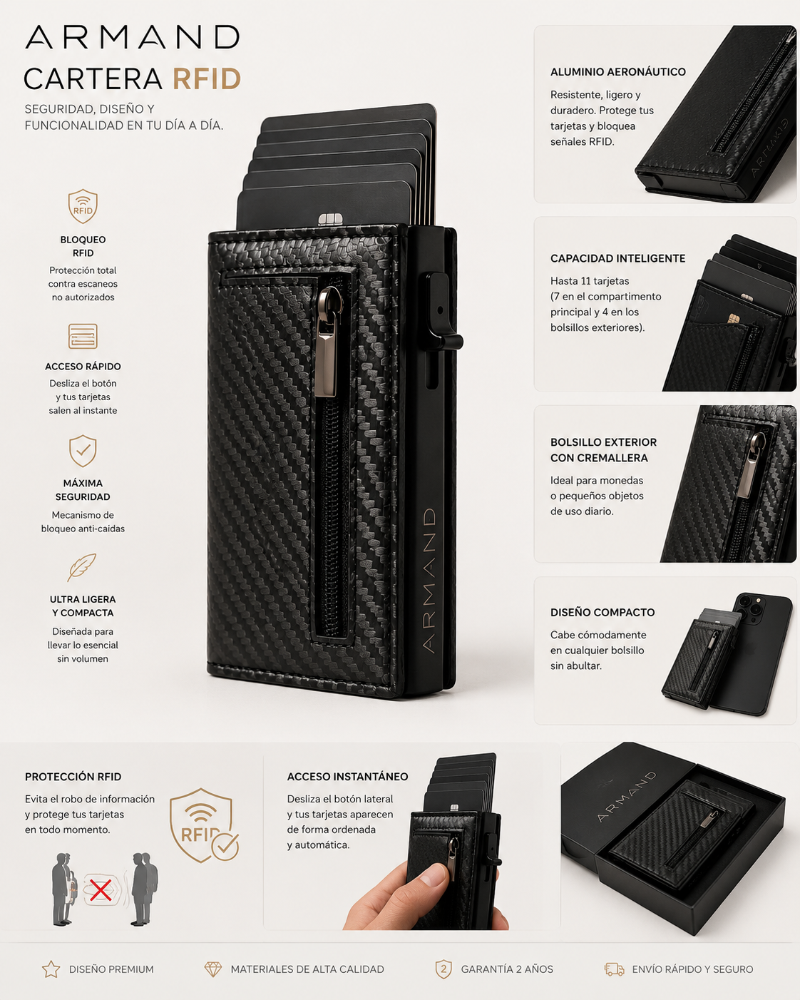 CARTERA ARMAND 2.0 | EDICIÓN LIMITADA